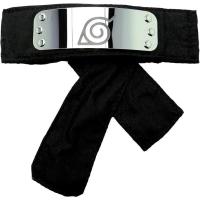 Naruto Bandana Negra con símbolo de Konoha - Merchandising de Naruto Shippuden 100% Oficial - ABYstyle Studio, - details 0