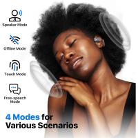 Auriculares con traducción de idiomas en tiempo real con IA, versión mejorada 2025, auriculares con traducción de IA de oído abierto, auriculares con traductor para Android e iOS, auriculares con traducción a 144 idiomas para iOS y Android - details 1
