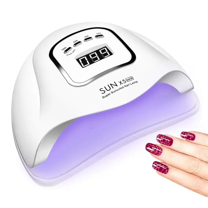 LINTANDA Lámpara LED UV Profesional Para Uñas Secado De Esmalte De Gel Con Timer De 4 Tiempos Lámpara De Polvo De Uñas LED Para Salón De Belleza - 1