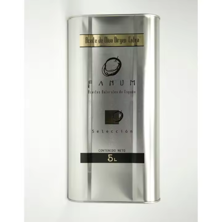 Aceite de Oliva Virgen Extra FANUM - Lata 5L - Alta calidad - 1