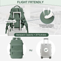 Mochila Ryanair 40x20x25 Para Equipaje De Mano De Viaje Casual Para Hombres Y Mujeres Con Compartment Para Laptop Material De Nylon - details 2