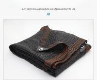 Malla de sombreo con bordes reforzados y agujeros para huertos, invernaderos y protección solar – Color negro - details 8