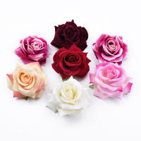 Rosa De Seda 10CM Flores Artificiales Para Bodas Navidad Arcos De Jardín DIY Regalo Adorno De Casa Y Cabeza - details 12