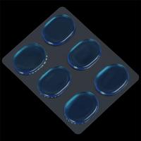 6Pcs Pegatinas De Silicona Para Batería Silenciador De Golpes Control De Sonido Accesorios Para Percusión Tamaño 3.1x2.4x0.36cm - details 10