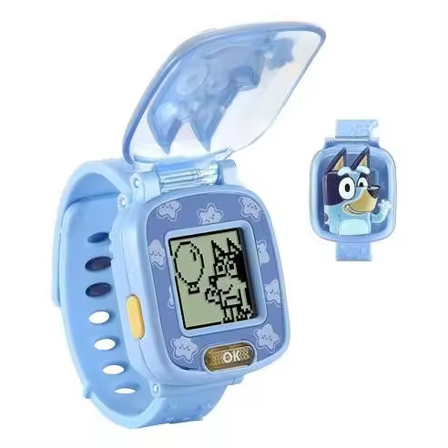 Vtech Reloj Digital - Bluey Interactivo con Voz Original - Cronómetro, Alarma y Juegos Educativos - 1
