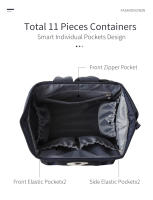 Bolsa De Diaper Impermeable Para Mamá Con Diseño Cartoon Gran Capacidad Para Viajes Bolsa De Bebé Con Estilo Mochila Para Calefacción Y Carrito De Bebé - details 4
