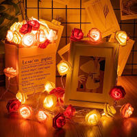 Luces De Navidad LED Rosa 20 Piezas Operadas Por Batería Para Decoración De Fiesta De Boda Y Valentín Guirnalda De Flores Fairy - details 25