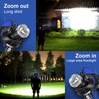 Linterna Frontal LED Super Potente 10000LM Recargable Por USB Con 3 Modos Para Pesca Y Camping Faro De Mano 18650 Impermeable - details 25