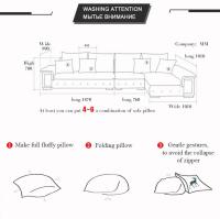 Funda De Cojín Suave Y Acolchada Para Sofá Y Cama Decoración De Hogar Funda De Cojín De Peluche De Conejo Falso Para Asiento - details 6
