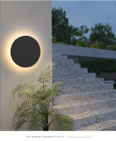 Lámpara De Pared LED Moderna IP65 Impermeable Para Exterior Aluminio Redondo Y Cuadrado Luz Para Jardín Porche 96V 220V Sconce Luminaire - details 3