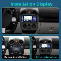 Podofo Radio de coche Android 2 Din para Volkswagen Beetle 2004 2005 2006 2007 2008 2009 2010 Carplay 8+128GB AI Voice WIFI+4G DSP GPS Navegación Multimedia Reproductor de Video - details 1