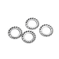 Prensa De Dientes Externos DIN6798A Para Tornillos De Acero Inoxidable 304 Lavable a Frio Tamaños M3-M20 Ancho De Diente 1.4mm - details 2