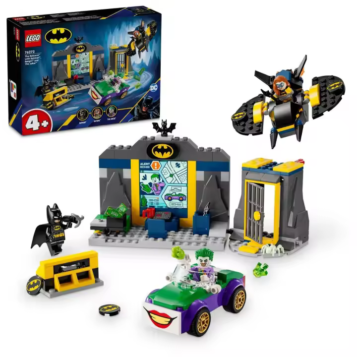 LEGO 76272 DC Batman Batcueva con Batman, Batgirl y The Joker Set de aventuras con superhéroes - 1