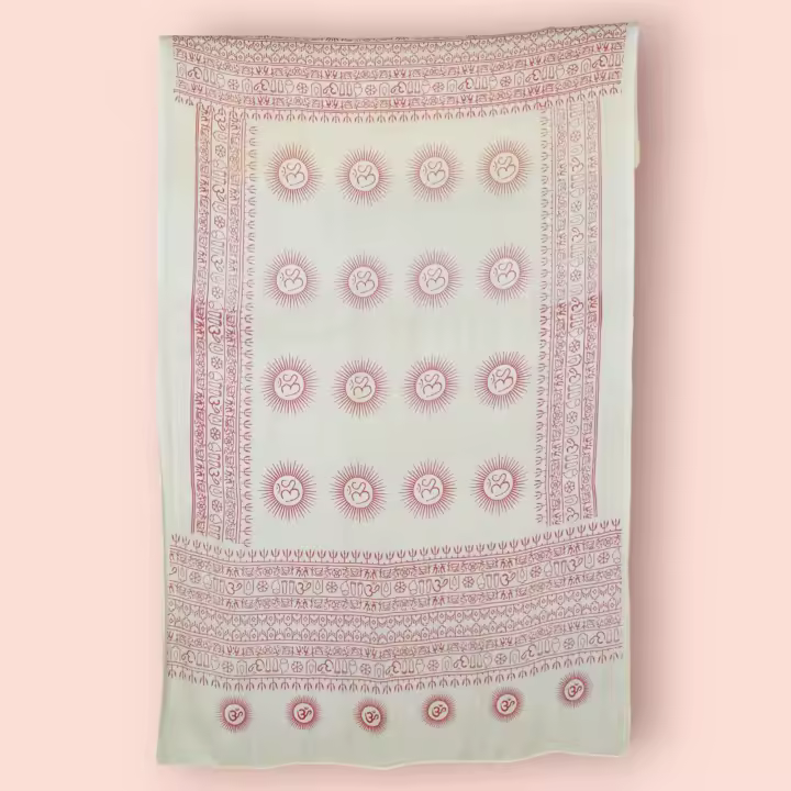 Ethnikulture Pareo Om étnico indio, Pareo para mujer para verano y playa, Pareo, pañuelo o foulard, Pareo de verano para mujer, combinar con bikinis y bañadores - 1