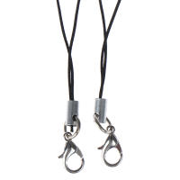 Lanyard De 10 Piezas Para Llaves De USB Correa De Cuerda Negra Unisex Material Acrílico Accesorio De Cadena De Teléfono - details 7