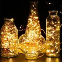 10Pcs Luces De Enredadera LED Para Jardín Con Batería Incluida Decoración De Fiesta De Boda Y Habitaciones Exterior - details 8