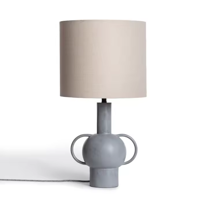 Ledkia Lámpara de Mesa Resina Goslar Gris - 1