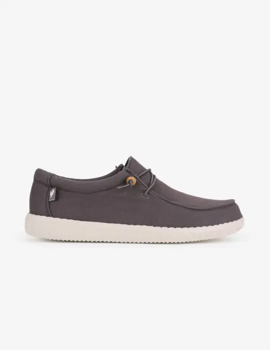 Zapatillas Walkin Pitas Wallabi Gris Oscuro Hombre - Suela EVA 150g - 1