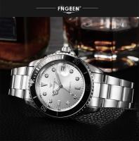 Reloj De Pulsera Mecánico Para Hombre Marca De Lujo FNGEEN 9001 Acero Inoxidable Tourbillon Esqueleto Automático Luminoso Fecha Diamante Resistente Al Choque Y Agua - details 22