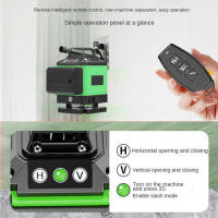 Nivel Láser 4D 16 Líneas Autonivelante 3° Botón Táctil IP45 Impermeable con 1 Batería 7.4 V 2600mah + Soporte + Mando a Distancia + Cargador + Bolsa anticaída A prueba de golpes A prueba de polvo - details 2