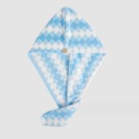 Toalla De Cabello Para Mujer 1 Pieza Turba De Fleece Coral Secado Rápido Absorción Suave Funda Para Cabeza Con Estampado Para Baño - details 3