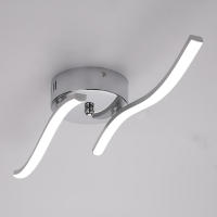 Luz De Techo LED 18W Regulable Con 3 Placas LED Integradas Luz Curva Moderna Para Sala De Estar Dormitorio Pasillo - details 14