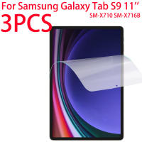 Protector De Pantalla Para Tableta Samsung Galaxy Tab S9 11 Pulgadas 3 Packs Película Suave PET Ultra Clara Cubierta Completa Compatible Con WiFi 5G 2023 - details 0