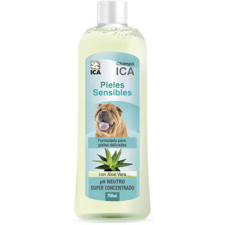 Champú para piel sensible con Aloe Vera para perros 750 ml - 1