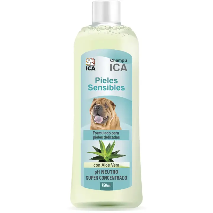Champú para piel sensible con Aloe Vera para perros 750 ml - 1