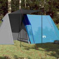 vidaXL Tienda de Campaña para 3 Personas Impermeable Toldo Camping Carpa Color Azul,  Gris y naranja,  Verde y mas - details 0