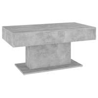 vidaXL Mesa de centro madera de ingeniería 96x50x45 cm Blanco, Negro, Gris Mesita de Salón o Comedor o Auxiliar Mesa de Café Meuble Salón - details 4