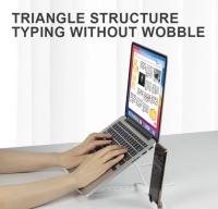 Soporte para Portátil Ajustable, Plegable Soporte de Mesa para Ordenador, Libro, Tablet Notebook, Elevador de Escritorio de Plástico ABS,Laptop Stand Compatible con MacBook Air Pro, ASUS HP Surface Lenovo 5-15,6