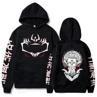Sudadera De Manga Larga Casual Para Hombres Y Mujeres Con Estampado De Anime Jujutsu Kaisen Ryomen Sukuna Moda Harajuku - details 1