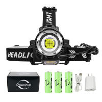Linterna Frontal LED Recargable XHP199 Potente 18650 USB XHP90 Impermeable Para Pesca Y Camping Faro De Cabeza Con Ángulo De Haz De 180° - details 0