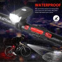 Luz Delantera De Bicicleta MTB LED Recargable USB Impermeable Luz De Advertencia De Seguridad Para Montaña Accesorios De Ciclismo - details 4