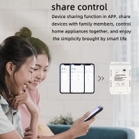 Sensor De Temperatura Y Humedad WiFi Inteligente Tuya Alexa Google Smart Life Control Remoto 433MHz Medidor De Potencia - details 5