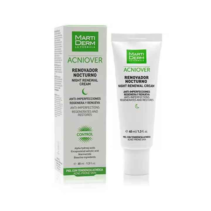 MARTIDERM Acniover Renovador Nocturno 40 ml ✅ Entrega 24/72h - 1
