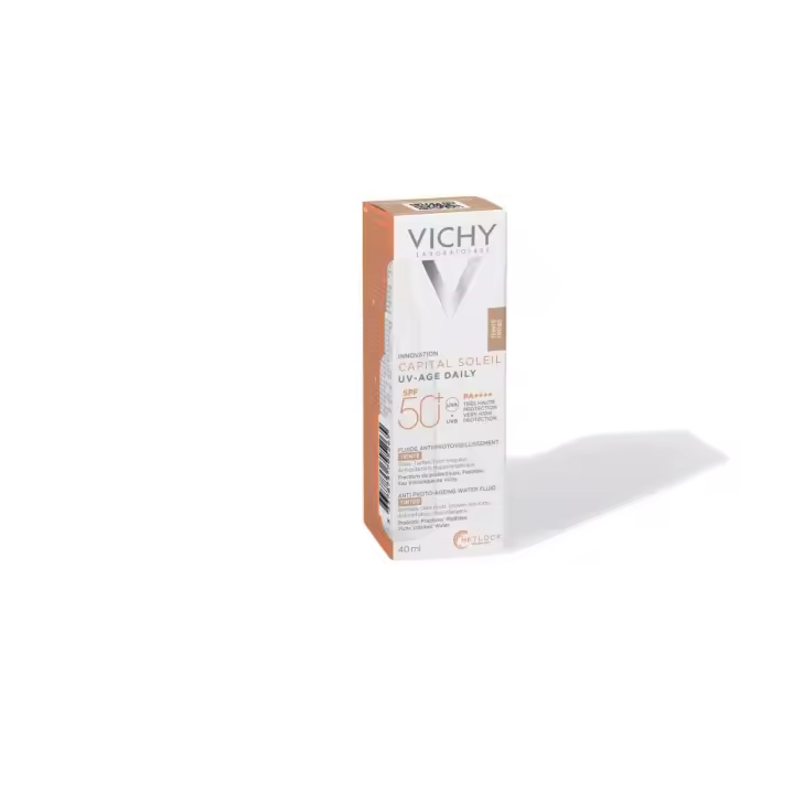Protector Solar Facial L´OREAL Capital Soleil UV Age Daily SPF 50+ 40ml Tono Claro - 1