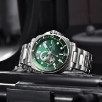 Reloj De Pulsera De Lujo Para Hombres PAGANI DESIGN 2025 Reloj Métrico Automático Mecánico Resistente Al Agua 200M Acero Inoxidable Cronógrafo De Silicona - details 9