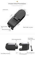 Pedal Trasero Para Bicicleta Eléctrica Plegable Universal Para Montañas Y Ciudades Material De Aluminio Ultraligero Adecuado Para Mountain Bike BMX Cruisers Y Bicis De Carretera - details 8