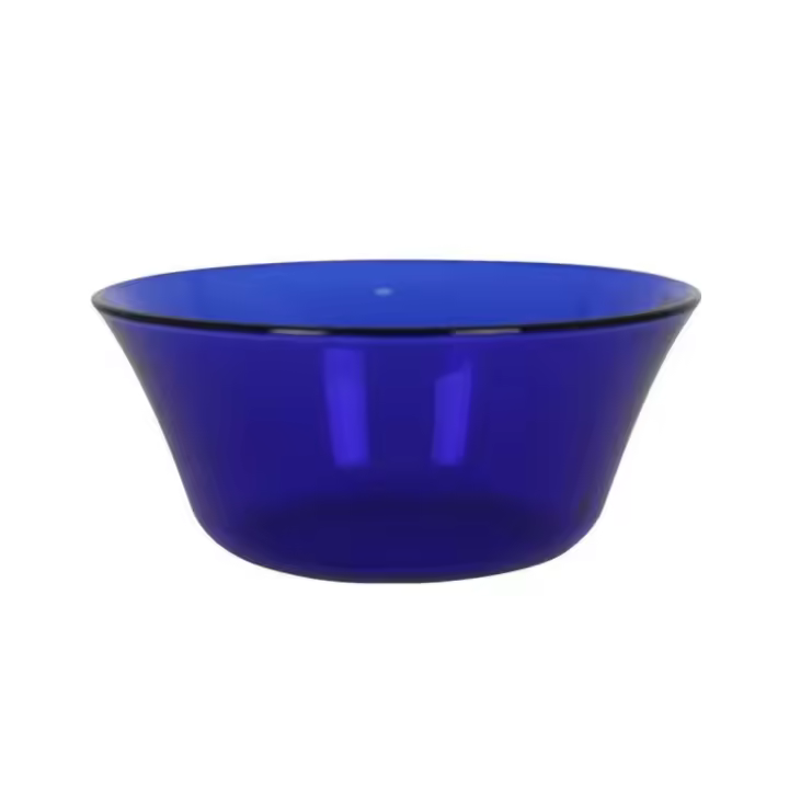 MAXHOME-Platos Duralex Lys Saphir Azul, Platos de Postre,Ensaladera,Platos Hondos, 4 piezas - 1