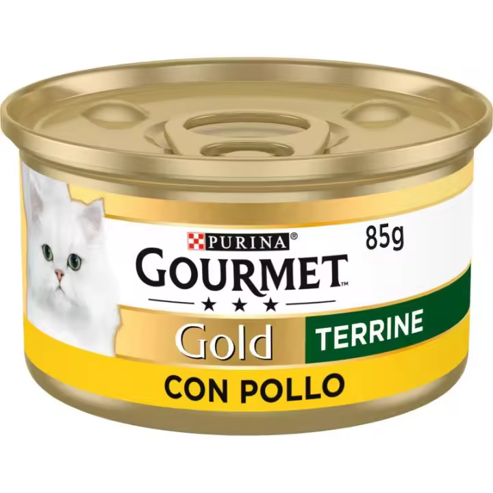 Gourmet Gold Terrine Lata de Pollo para Gatos - 24 unidades x 85 gr - 1