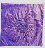 FUNDA DE COJIN 45*45 CON RELLENO INCLUIDO DE COLOR MORADO - details 0