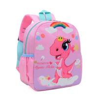 Mochila De Dinosaurio Lindo Para Jardín De Infantes Con Diseño De Dibujos Animados Material De Nylon Cierre De Cremallera - details 12