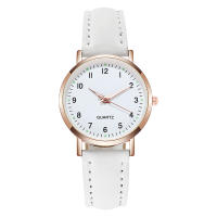 Reloj De Lujo Para Mujer Con Diamantes Y Luz Retro Reloj De Cuarzo Con Bandeja Luminosa Reloj De Pulsera De Cuero Para Damas - details 3