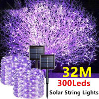 Luces De Fairy LED Solar Para Exterior Impermeables Decoración De Jardín Con Hilo De Cobre 8 Modos Para Calle Patio Navidad - details 1