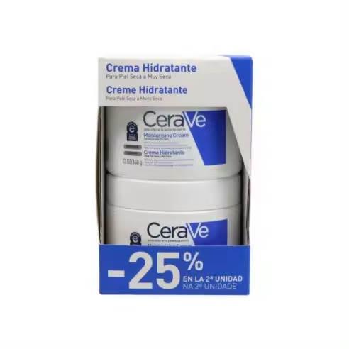 Cerave Crema Hidratante Piel Seca 2x340 g Promo CeraVe - 1
