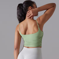Top De Yoga Para Mujer Fitness Deportivo Push up Cómodo Reversible Brocado Top De Deporte Crop Top Para Gimnasio Y Running - details 32