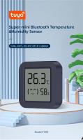 Sensor De Temperatura Y Humedad Bluetooth Mini Con Pantalla LCD Control Remoto Por App Tuya Y Voz Compatible Con Google Thermometer Hygrometer - details 0