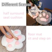 Alfombra De Cojín De Tela De Peluche Gato Kawaii 70x60cm Suave Y Cálida Para Sala De Estar Oficina Decoración De Habitación Diversión Al Descansar - details 3